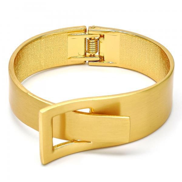 Gold Filled Bangle Polished Finish Golden Tone 24 MM Thickness (One size fits all)
