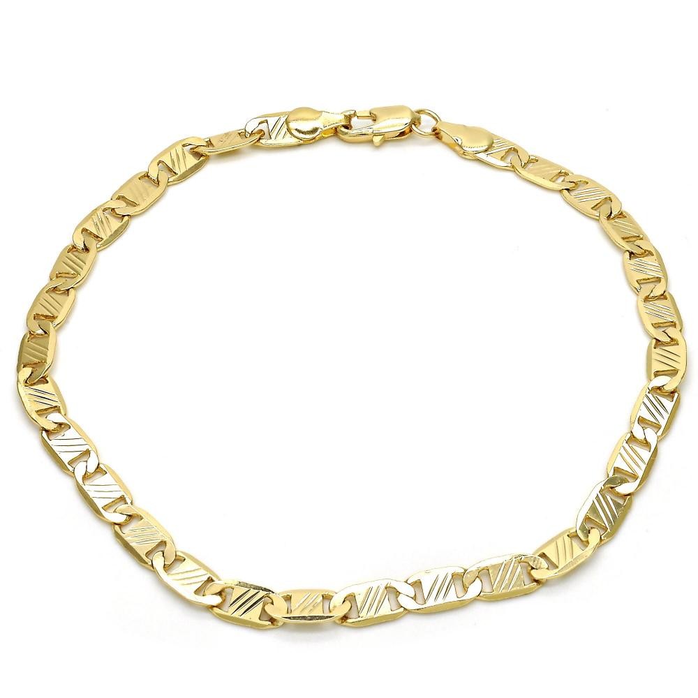 Gold Filled Gucci Link Anklet Golden Tone
