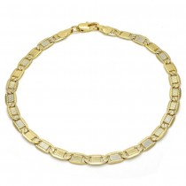 Gold Filled Gucci Link Anklet Golden Tone 10"