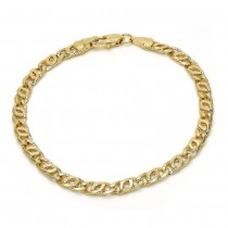 Gold Filled Basic Bracelet Polished Finish Golden Tone