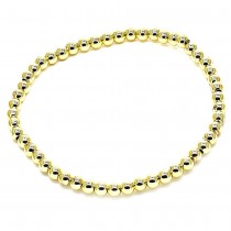 Gold Filled 4mm Fancy Bracelet Polished Finish Golden Tone