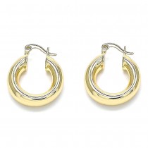 Gold Filled Small Hoop Polished Finish Golden Tone 5mmX20mm