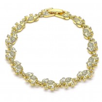 Gold Filled Elephant Design Bracelet Golden tone
