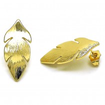 Gold Filled Stud Earrings Polished Golden Finish