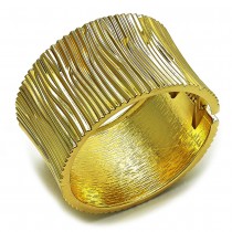 Gold Filled Bangle Diamond Cutting Finish Golden Finish 40 MM Thickness Size 5 2.50 Diameter