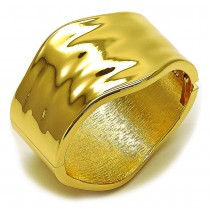 Gold Filled Bangle Polished Golden Finish 40 MM Thickness Size 5 2.50 Diameter