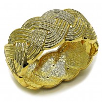 Gold Filled Bangle Twist Design Diamond Cutting Finish Golden Finish 30 MM Thickness Size 5 2.50 Diameter