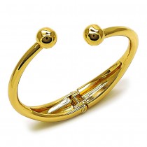 Gold Filled Adjustable Ball Bangle (one size fits all)