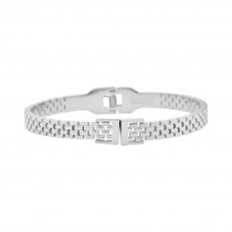 Stainless Steel Silver Tone Bangle