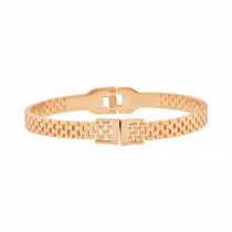 Stainless Steel Rose Gold Tone Bangle