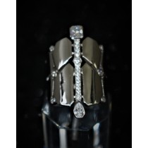 925 Sterling Silver Fashion Ring With Cubic Zirconia
