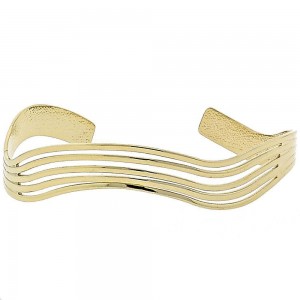 Gold Filled Individual Bangle Polished Golden Tone (01 MM Thickness, Size 5 - 2.50 Diameter)