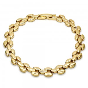 Gold Filled Fancy Bracelet Polished Finish Golden Tone
