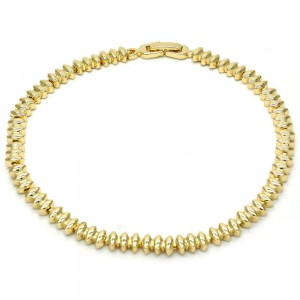 Gold Filled Fancy Anklet Polished Finish Golden Tone
