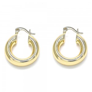 Gold Filled Small Hoop Polished Finish Golden Tone 5mmX20mm