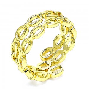 Gold Filled Elegant Ring Polished Finish Golden Tone (One size fits all)