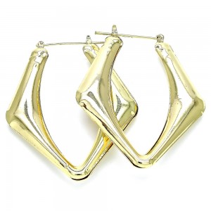 Gold Filled Hoop Earrings 50mm 