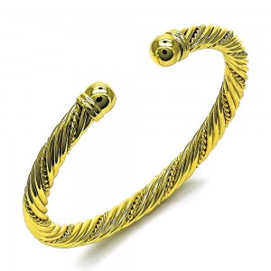 Gold Filled Individual Bangle Polished Golden Tone