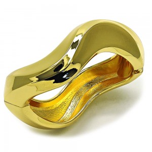 Gold Filled Bangle Polished Golden Finish 20 MM Thickness Size 5 2.50 Diameter