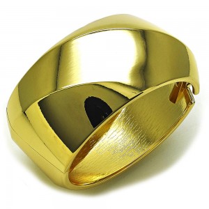 Gold Filled Bangle Polished Golden Finish 25 MM Thickness Size 5 2.50 Diameter