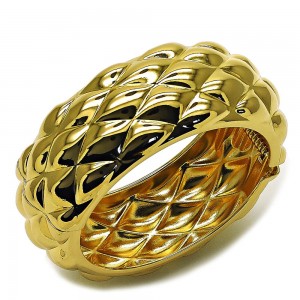 Gold Filled Bangle Polished Golden Finish 30 MM Thickness Size 4 2.25 Diameter