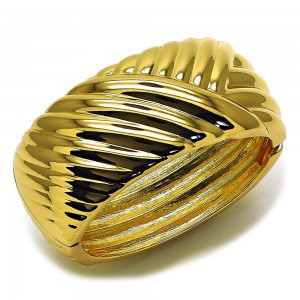 Gold Filled Cuff Bangle Polished Golden Finish 35 MM Thickness Size 5 2.50 Diameter