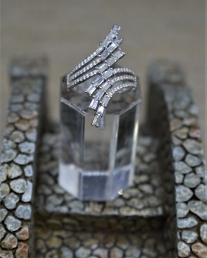 925 Sterling Silver Cubic Zirconia Fashion Ring